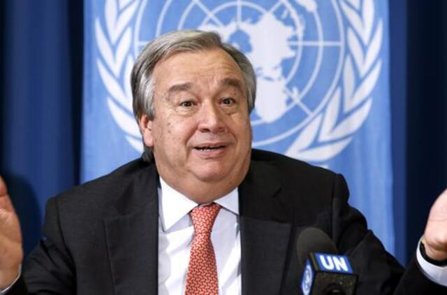 Portugalas Antonijus Guteresas paskirtas naujuoju JT vadovu