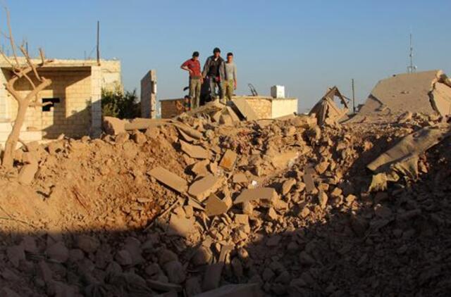 Sirijos vyriausybė kaltinama panaudojusi chloro dujas