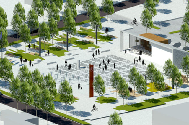 Šventosios centrinė aikštė įgis naują veidą