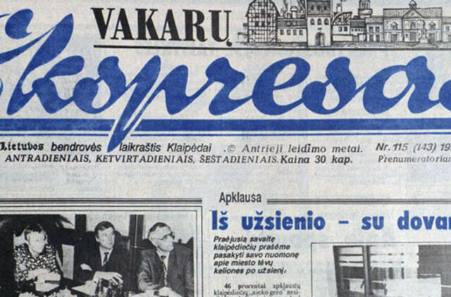 "Vakarų ekspresas". 1991 10 03 ir 05