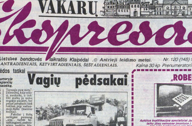 "Vakarų ekspresas". 1991 10 15