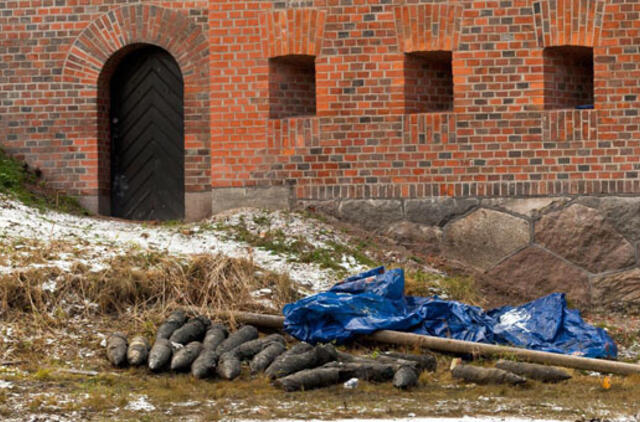 Jūrų muziejaus teritorijoje vėl rasta sprogmenų