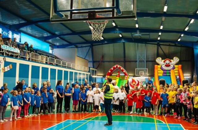 Melnragės sporto salėje surengta sporto šventė "Olimpiečiai tarp mūsų"