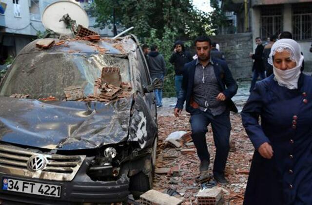 Per sprogimą Turkijoje žuvo vienas žmogus, dar 30 buvo sužeisti