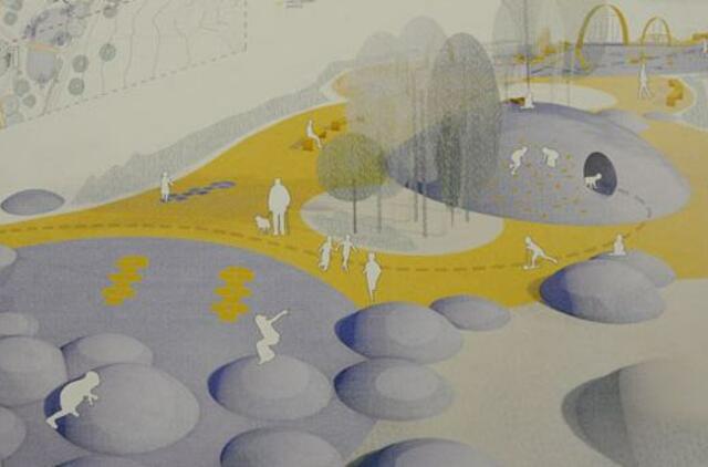 Gargždų parkui nupaišė viziją