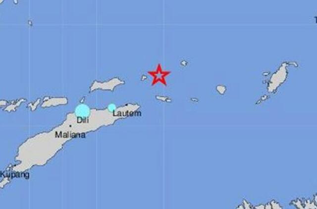 Rytų Indoneziją sukrėtė 6,6 balo stiprumo žemės drebėjimas