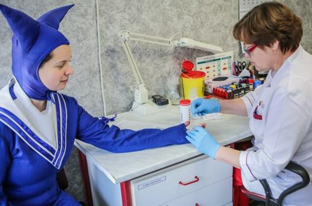 Spektaklių personažai ragino tapti neatlygintinais kraujo donorais