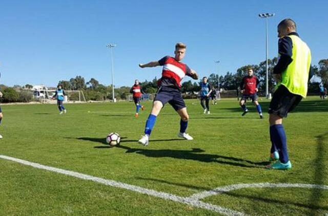 "Atlantui" Kipre - draugiškų dvikovų virtinė