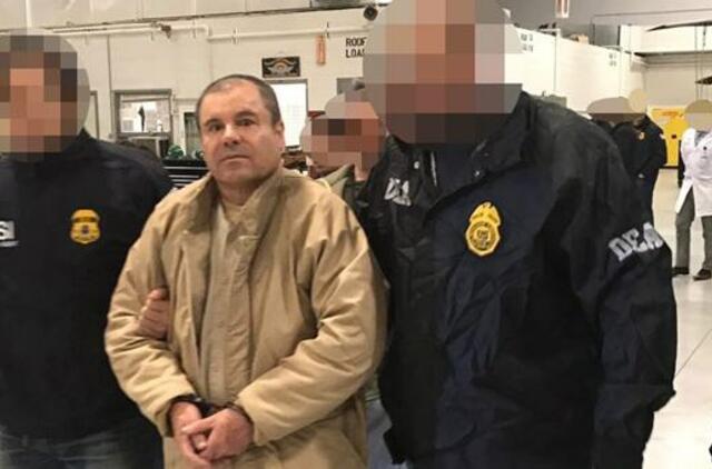 Meksikos narkotikų baronas "El Chapo" perduotas JAV