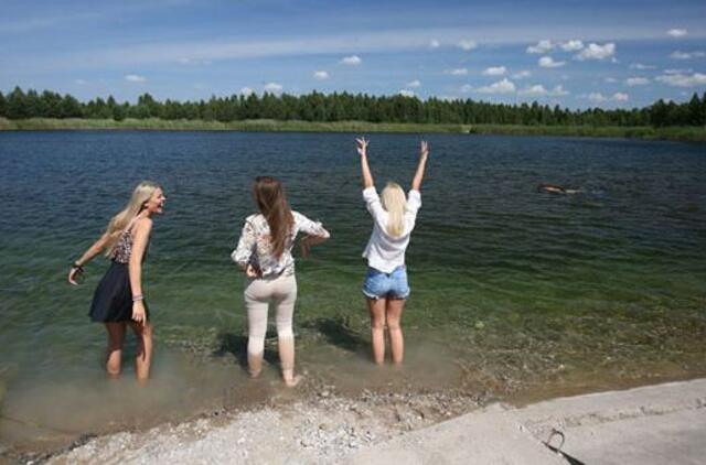 Prie Tolupio tvenkinio pastatai kol kas nedygs