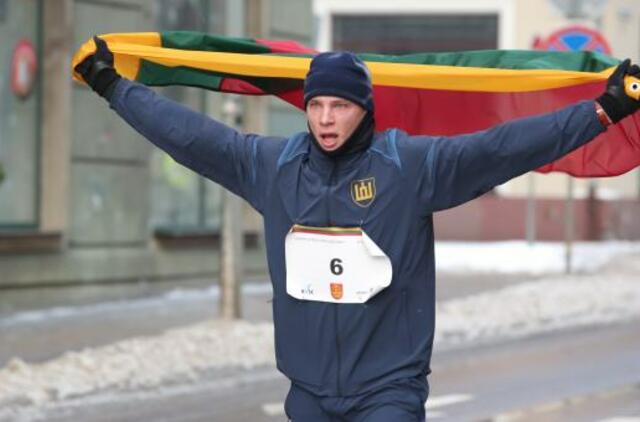 Rekordiniame bėgime Laisvės gynėjų keliais pirmavo latvis