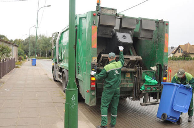 Šiukšlių rinkliava liks tokia pati