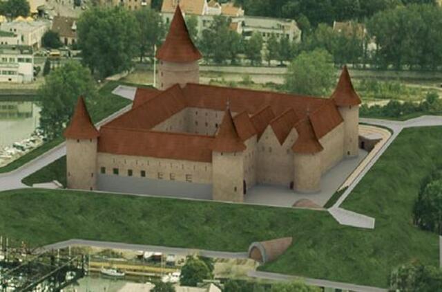 Svarsto apie butaforinę pilį