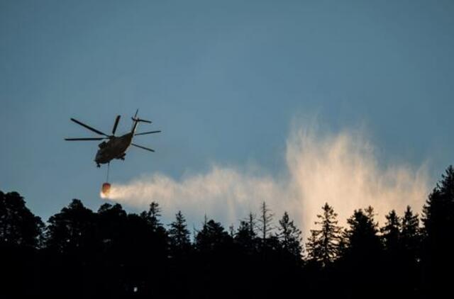 Vokietijos policijos nuomone, gaisrą Alpėse sukėlė turistai