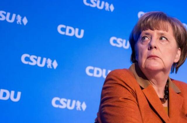 Angela Merkel: Vokietija ieškos bendros pozicijos su Donaldu Trampu