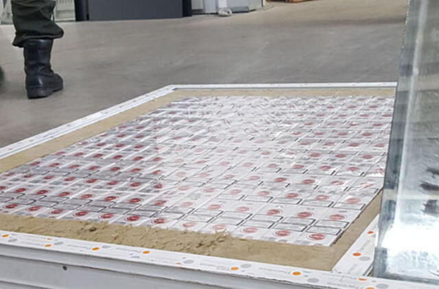 Klaipėdoje sulaikyta languose slėpta kontrabanda