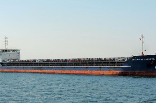 Klaipėdos uoste laivas kliudė rampą