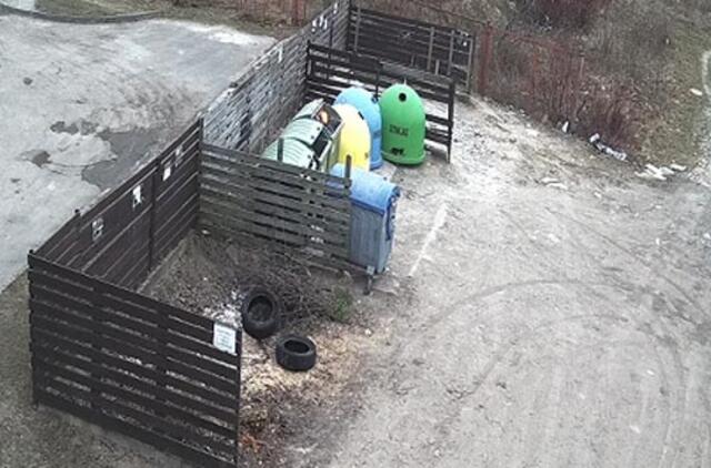 Kretingoje šiukšlintojus stebės vaizdo kameromis