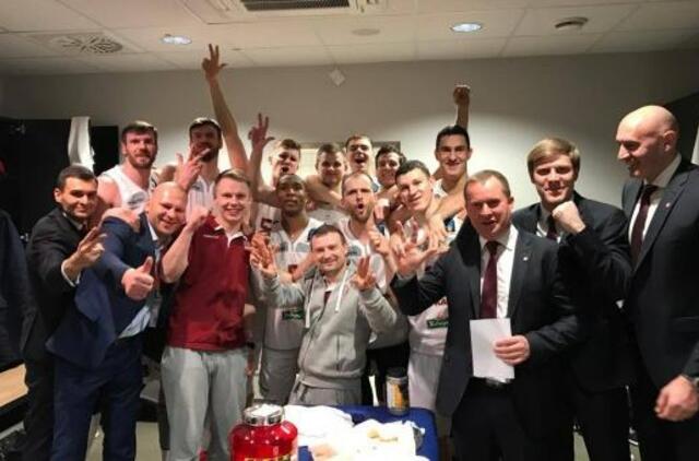 "Lietkabelio" krepšininkai Europos taurės turnyrą užbaigė pergale