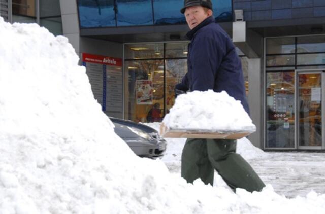 Lietuvos vakarinėje dalyje žada sniego