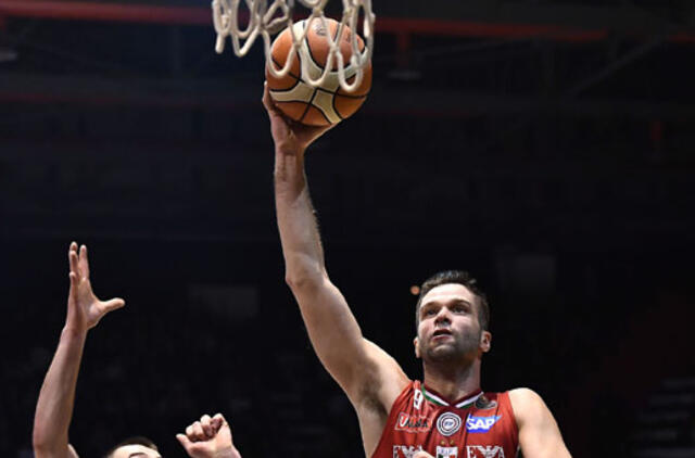 Manto Kalniečio indėlis į Milano ekipos pergalę - 17 taškų