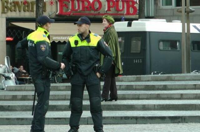 Nyderlandų policija neutralizavo sprogstamąjį įtaisą Amsterdamo centre