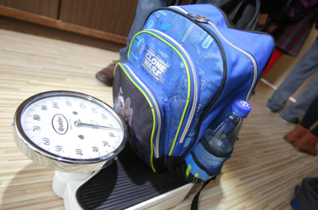 Per sunki kuprinė gali lemti prastus mokymosi rezultatus, teigia gydytojas