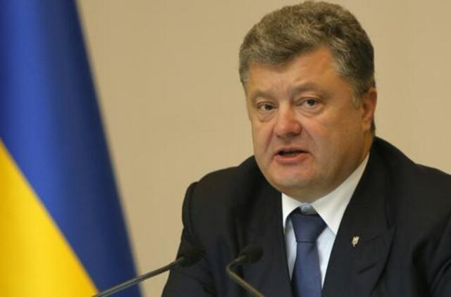 Petro Porošenka žada atnaujinti anglies tiekimą Ukrainai