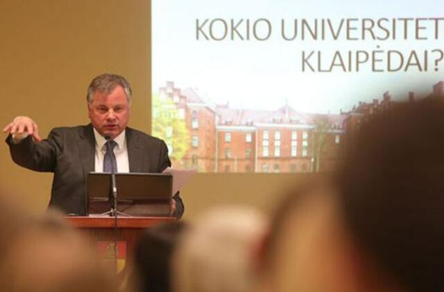 Universitetas lauks reakcijos į pristatytas gaires