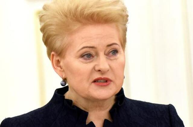 Dalia Grybauskaitė: VRK ir VTEK turi būti depolitizuotos