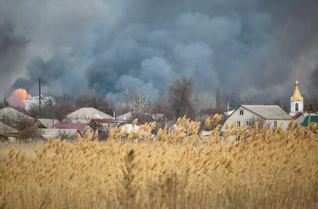 Ukraina: sprogimų šaudmenų sandėlyje auka tapo moteris