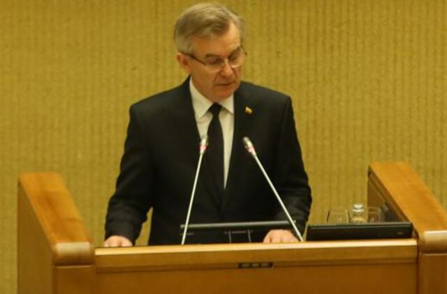 Viktoras Pranckietis: ne tik ekonominė gerovė gali išugdyti tikėjimą Lietuva