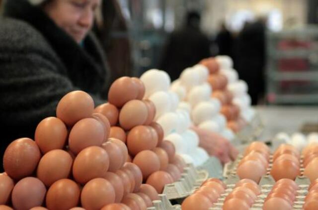 Kiaušinių kainos: pigiausias kainuoja 7 centus,  brangiausias - 5 kartus daugiau