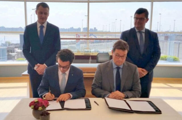 „Klaipėdos nafta“ bendradarbiaus su „Fluxys“