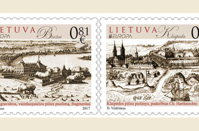 Klaipėdos pilis - pašto ženkle