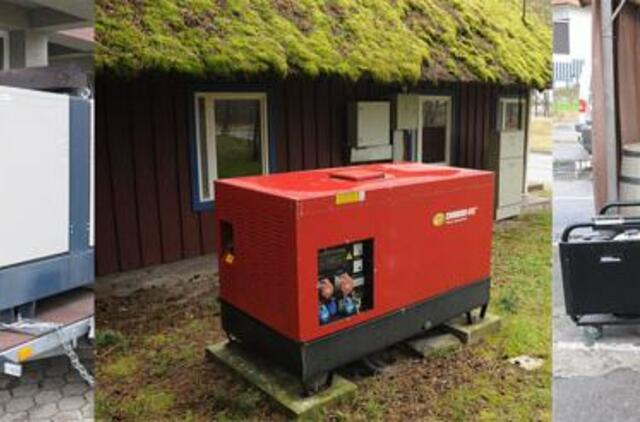 Kurorte - elektros generatorių "muzika"