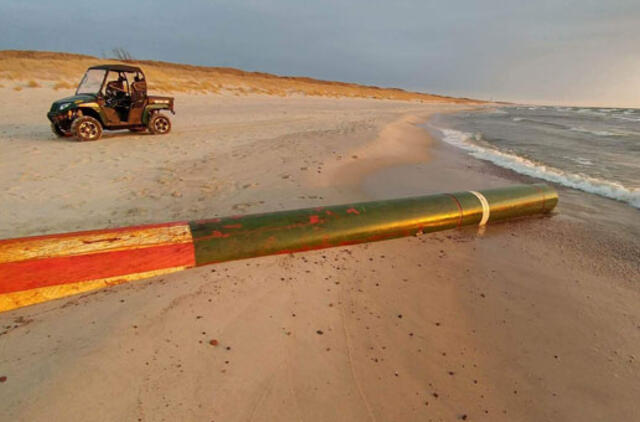 Pajūryje pasieniečiai rado rusišką torpedą