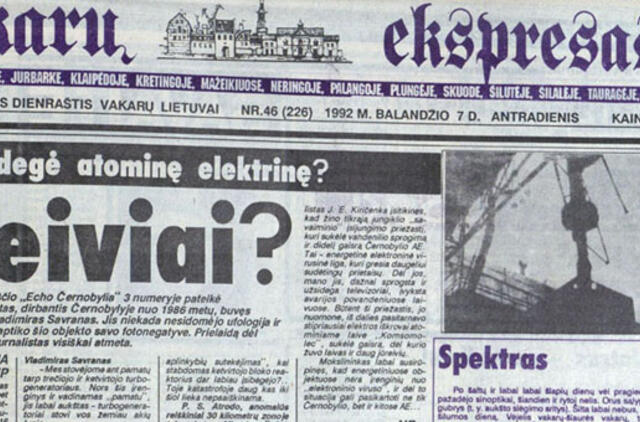 "Vakarų ekspresas". 1992 04 08