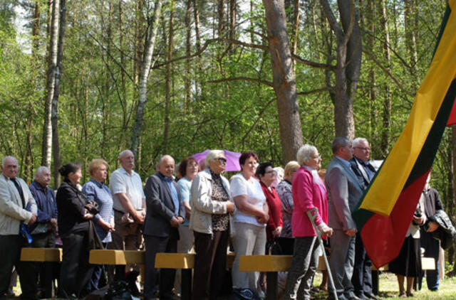 Partizanų atminimas pagerbtas Šarkiškėse