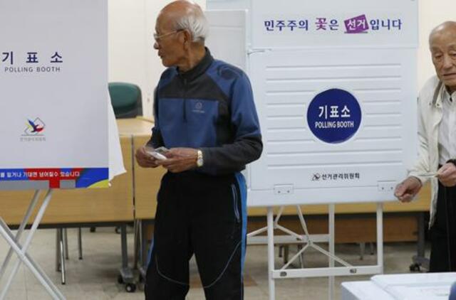 Pietų korėjiečiai renka naują prezidentą