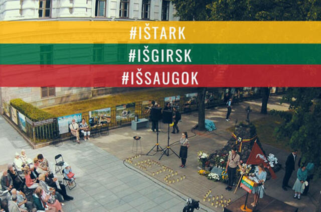 Atminties akcija #IŠTARK #IŠGIRSK #IŠSAUGOK šiemet atkeliauja į Klaipėdą