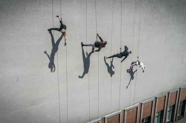 Aurelijus Liškauskas šoks ant teatro fasado: tai – adrenalinas, jaudulys ir kraujas