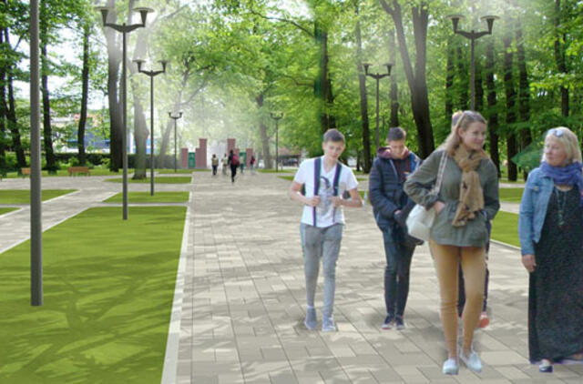 Skulptūrų parke nori atkurti kapinių zoną