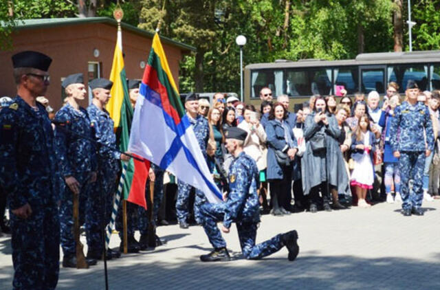 Tėvynei prisiekė Karinių jūrų pajėgų kariai