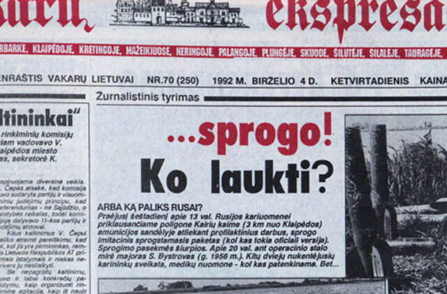 "Vakarų ekspresas". 1992 06 03