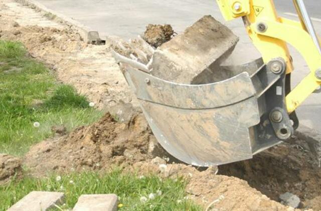 Klaipėdoje po traktoriaus kaušu rastas darbuotojo lavonas