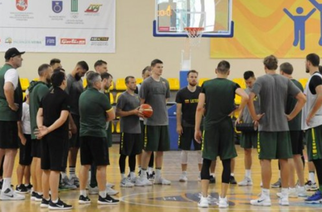 Lietuvos krepšininkai pradės draugiškų rungtynių ciklą