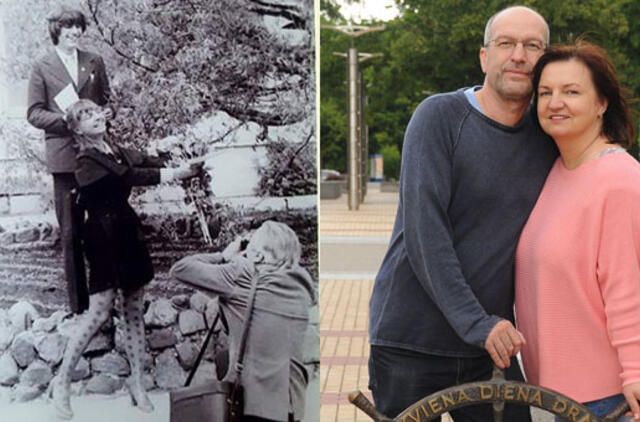 Mokyklinė draugystė santuoka virto po kelių dešimtmečių