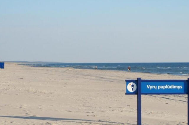 Neringoje nuogiems vyrams vietos nėra