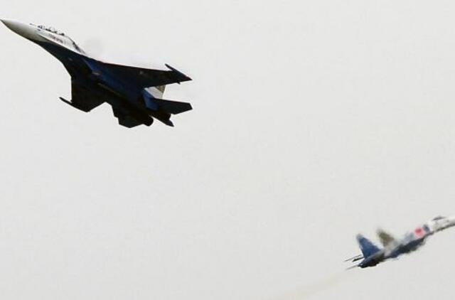 Praėjusią savaitę NATO naikintuvai lydėjo rusų orlaivius